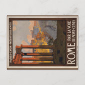 1920  Rome Travel Art briefkaart (Voorkant)