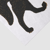 1920 Scary Black Cat Tissuepapier (Detail)