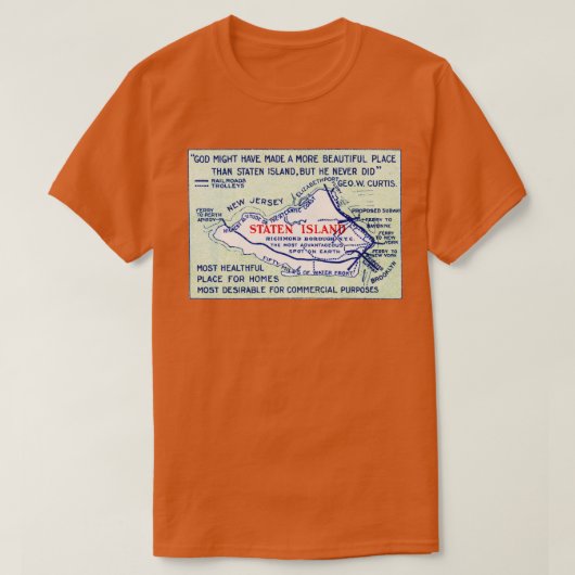 1920 Staten Island, Verenigde Staten T-shirt (Design voorkant)