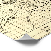 1920 Superior National Forest Map Poster (Hoek)