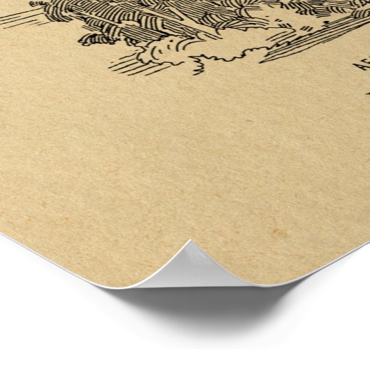 1920  tekening van de patenttekening van het vlieg poster (Hoek)