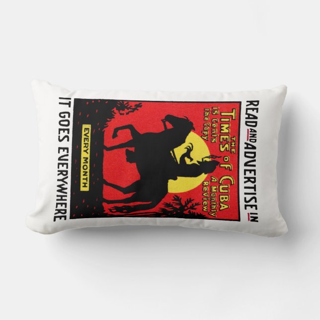 1920 The Times of Cuba Kussen (Voorkant)