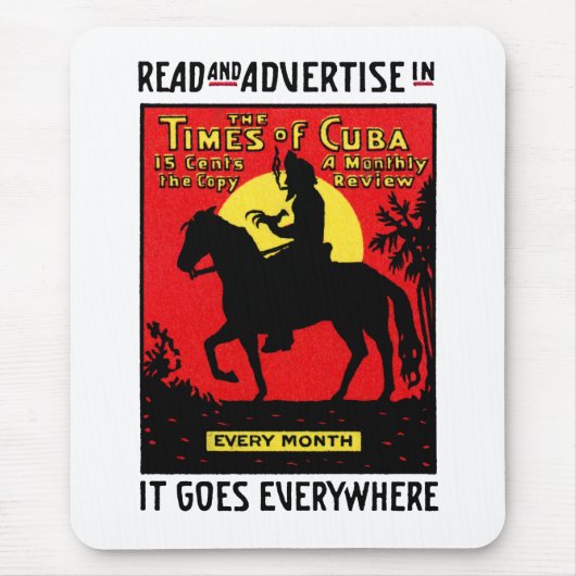 1920 The Times of Cuba Muismat (Voorkant)