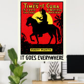 1920 The Times of Cuba Poster (Thuiskantoor)