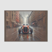 1920 tweezits raceauto in New York Tissuepapier (Voorkant)