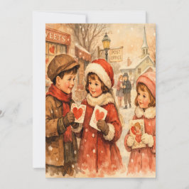 1920 Valentijnskaart in vintage-stijl Feestdagenkaart