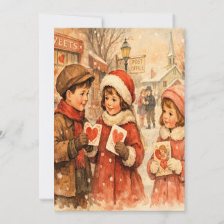 1920 Valentijnskaart in vintage-stijl Feestdagenkaart