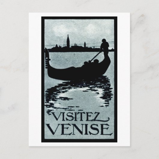 1920 Venetië-reisposter Briefkaart (Voorkant)