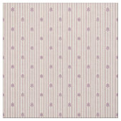 1920 Violet Strepen met Bloemen Stof (Swatch)