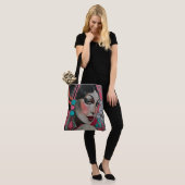 1920   vrouw tote bag (Op model)