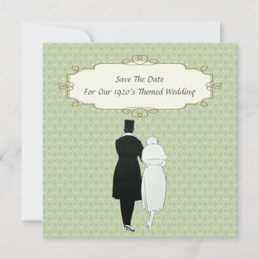 1920 werd geacht de datum te bewaren save the date (Voorkant)