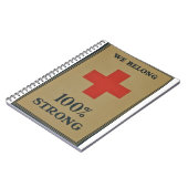 1920 WWI Rode Kruis "Wij zijn 100% sterk" Notitieboek (Linkerzijde)