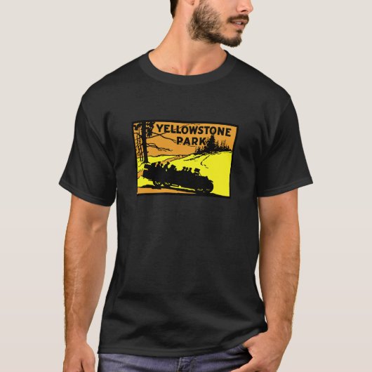 1920 Yellowstone Park T-shirt (Voorkant)