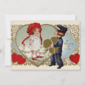 1920s Aanbod van Liefde  Custom Valentijn Feestdagenkaart (Voorkant)