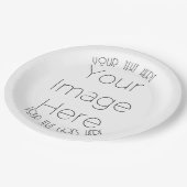 1920s art deco aangepaste foto gepersonaliseerd pa papieren bordje (Gekanteld)