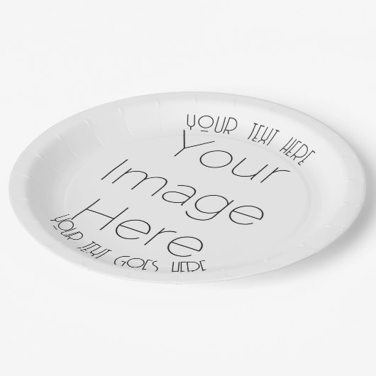 1920s art deco aangepaste foto gepersonaliseerd pa papieren bordje (Gekanteld)