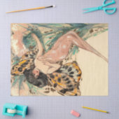 1920's Art Deco Art Nouveau Fairy Fairies Tissuepapier (Craft)