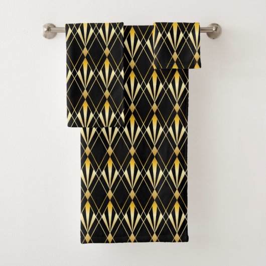 1920s Art Deco Bad Handdoek (Insitu)