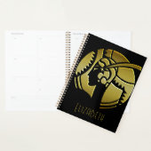 1920's Art Deco Diva in goud Planner (Display)
