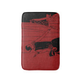 1920s Art Deco Fashion Show Model Red Badmat (Voorkant Verticaal)