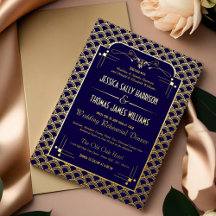  1920's Art Deco Gatsby trouwrepetitie