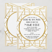 1920's Art Deco Gatsby Vrijgezellenfeest Party Uit Kaart (Voorkant / Achterkant)