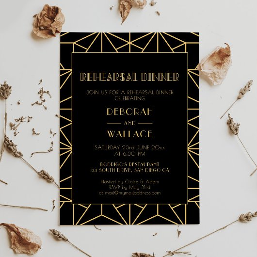  1920s Art Deco geometrisch repetiediner Kaart