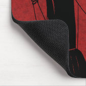 1920s Art Deco Moderne voor modeshow Rood Muismat (Hoek)