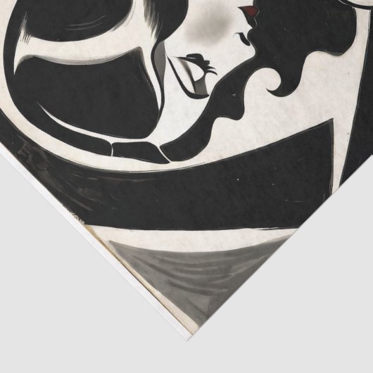 1920s  Art Deco Poster #1 - Decoupage - Tissuepapier (Detail)