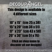 1920s  Art Deco Poster #2 - Decoupage - Tissuepapier