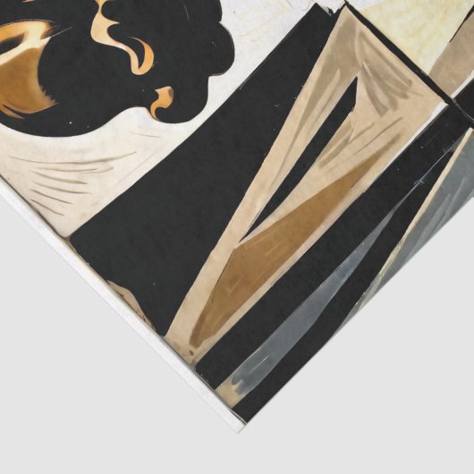 1920s  Art Deco Poster #3 - Decoupage - Tissuepapier (Detail)