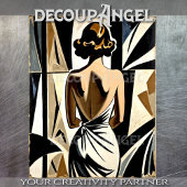 1920s  Art Deco Poster #3 - Decoupage - Tissuepapier