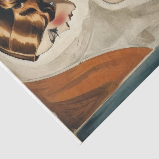 1920s  Art Deco Poster #5 - Decoupage - Tissuepapier (Detail)