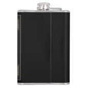 1920s Art Deco Speakeasy Hip Flask Heupfles (Achterkant)