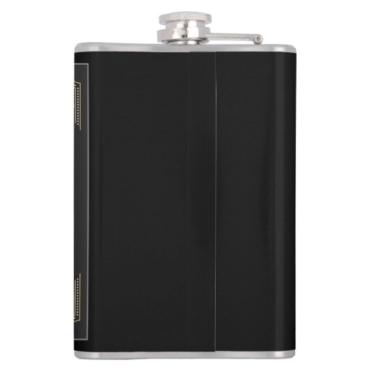 1920s  Art Deco Speakeasy Hip Flask Heupfles (Achterkant)