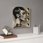 1920s Art Deco Vierkante Klok<br><div class="desc">Hedendaags: Art Deco / Art Nouveau Style Square Wall Clock Omarm de elegantie van de Roaring Twenties met deze prachtige Wall Clock,  een perfecte mix van hedendaagse Art Deco en Art Nouveau stijlen.</div>