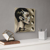 1920s Art Deco Vierkante Klok