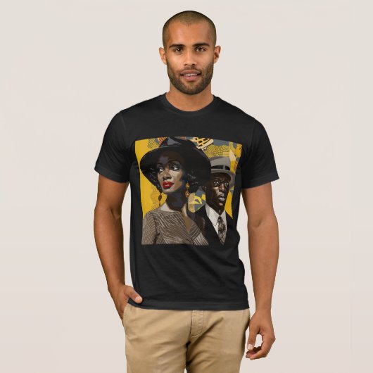 1920s Black Culture Opnieuw leven ingeblazen: Pop  T-shirt (Voorkant volledig)