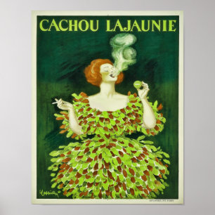 1920s Cachou Lajaunie Zoethout Snoepgoed Poster