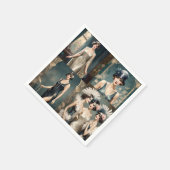 1920s Dames Mode Fotocollage, Servet (Hoek)