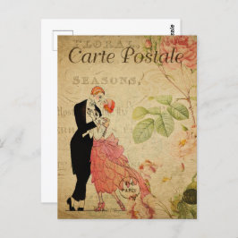 1920s  Dancing Paar Briefkaart