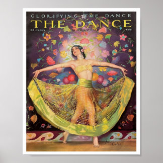 1920S DANS MAGAZINE OMCIRKEL POSTER