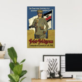 1920s Duitse Mousserende Wijn Poster Feist-Feldgra (Thuiskantoor)