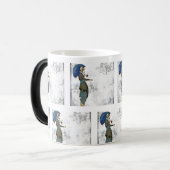 1920's Elegante Dame met Paraplu -  Magische Mok (Voorkant links)