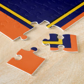 1920s Etiket rond Sinaasappels Legpuzzel (Zijkant)