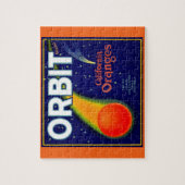 1920s Etiket rond Sinaasappels Legpuzzel (Verticaal)