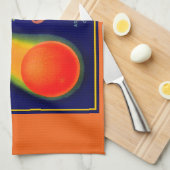 1920s Etiket voor rond Sinaasappels Theedoek (Quarter Fold)