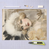 1920's Flapper Girl Art Deco Tissuepapier (Craft)