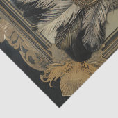 1920's Flapper Girl Art Deco Tissuepapier (Detail)