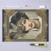 1920's Flapper Girl Art Deco Tissuepapier (Craft)
